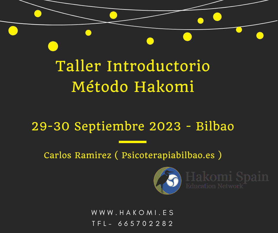 Taller Introductori Hakomi Bilbao Septiembre 2023